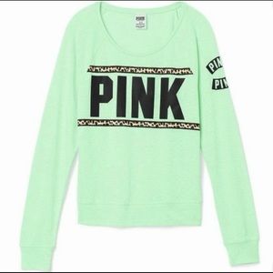 (SOLD) VS PINK leopard shirt